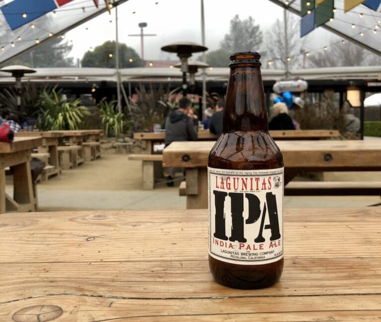 A Lagunitas IPA at the brewery in Petaluma California. 768x649
